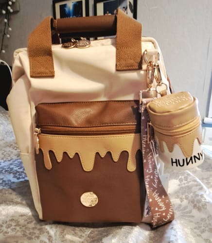 Customer photo review of Hunny Dog Walking Backpack - Winnie The Pooh