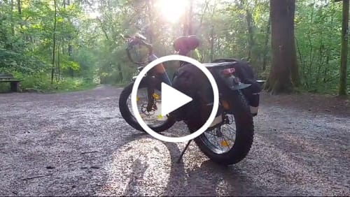 Customer video review of Lankeleisi MG600 Plus 1000W Bafang Motor 26" Fat Bike All Terrain SUV E-Bike 48V 20Ah Samsung Battery