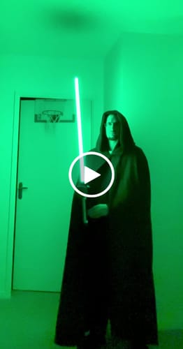 Customer video review of Jinn hero saber