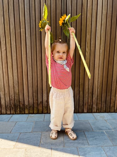 Customer photo review of Butterfly Sandal - Cream