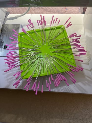 Customer photo review of Zirkel Magnetic Pin Holder (5 Colors Available)