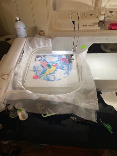 Customer photo review of Babylock Embroidery Upgrade Kit