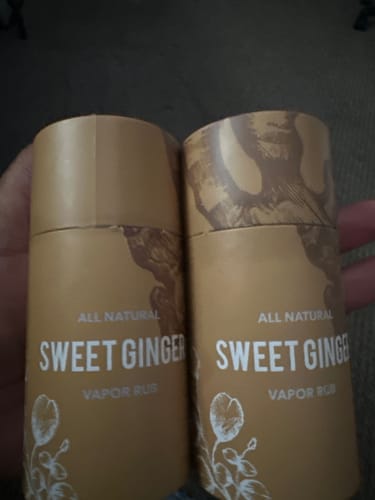 Customer photo review of North Carolina Sweet Ginger Rub