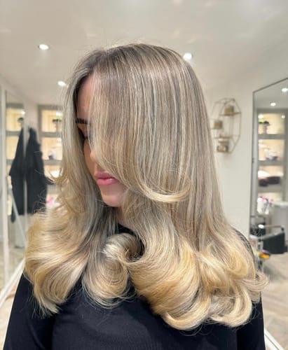 Customer photo review of Volume Soufflé by L'Brise (Air Activated Volume Mousse) 5.1 Ounce