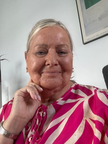 Customer photo review of ANGELA Blusenshirt - Plus Size - pink