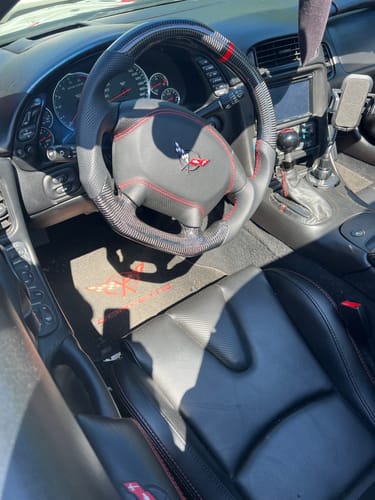 Customer photo review of Custom Steering Wheel Airbag Cover With Airbag 1997-2004 C5 Chevy Corvette
