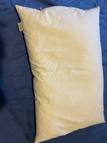 Customer photo review of Schafschurwoll-Hirse-Kissen mit Lavendel