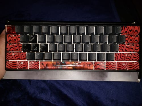 Customer photo review of Pewdiepie A1 Wireless Keyboard Aluminum Case