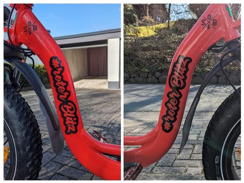 Customer photo review of Wunschaufkleber selber machen! Mach es dir selbst!