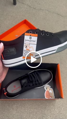 Customer video review of Women's Solstice Composite Toe Sneakers, Black (SD)