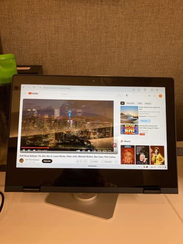 Customer photo review of Laptop Stand Aluminum Alloy Rotating Bracket