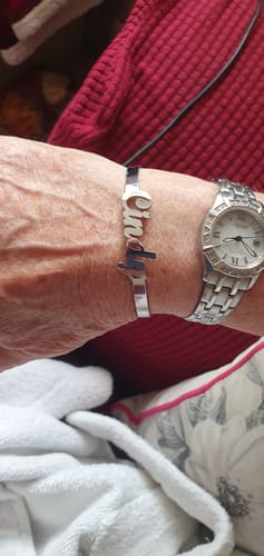 Customer photo review of Personalized Name Bracelet
