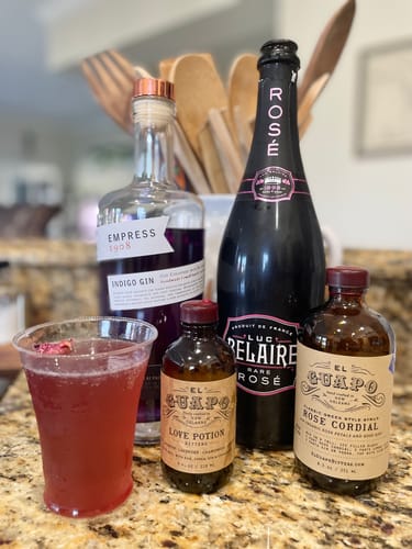 Customer photo review of Champagne Cocktail Box