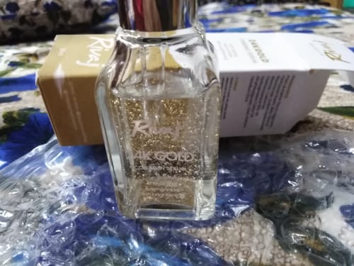 Customer photo review of Face Serum - 24k Gold (30ml)