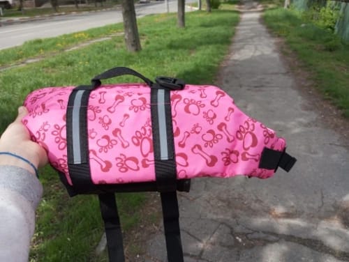 Customer photo review of Dog Life Vest