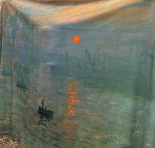 Customer photo review of Sunrise-Claude Monet Polar TV Battaniyesi
