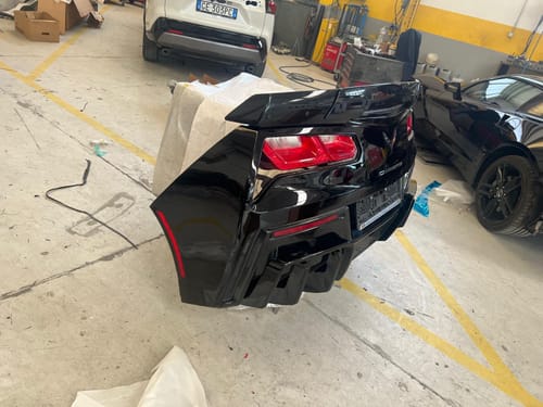 Customer photo review of Corvette C7 Stage 3 Rear Spoiler W/ Wickerbill Extension