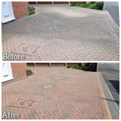 Customer photo review of Clever Wash Softwash Surfactant
