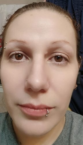 Customer photo review of Maybelline New York Brow Tattoo Longlasting Tint Light Brown 4.9 ml