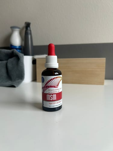 Customer photo review of MSM Booster - MSM Tropfen (Methylsulfonylmethan) - Vegan