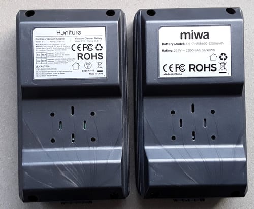 Customer photo review of Akku-Staubsauger Ersatzbatterie / Bis zu 45 Minuten zusätzliche Laufzeit mit zweiter Batterie