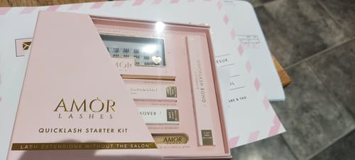 Customer photo review of QuickLash Starter Kit