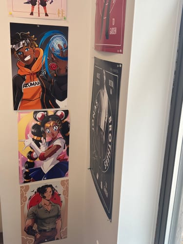 Customer photo review of Black Naru Poster