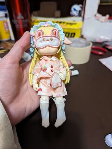 Customer photo review of Liroro Summer Island Series 1/12 BJD Pajamas Clothing Set