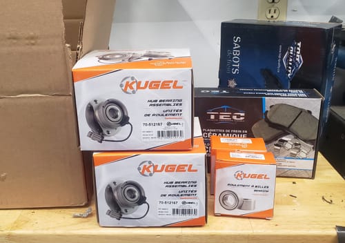 Customer photo review of Front Rear Wheel Bearing And Hub Assembly Kit For Chrysler PT Cruiser Dodge Neon SX 2.0 K70-101698