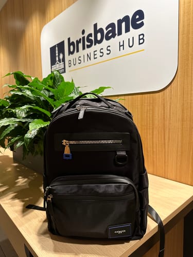 Customer photo review of Everyday Business Backpack in Black