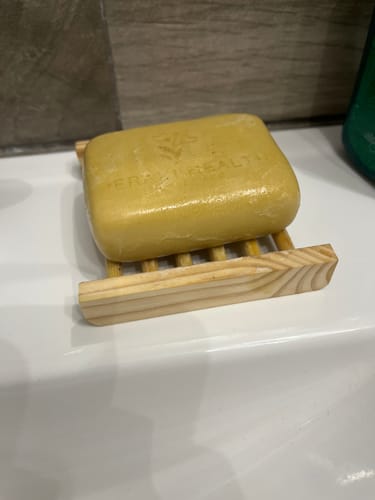 Customer photo review of Turmeric Face Bundle of 3 soaps