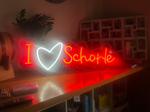 Customer photo review of Neon I LOVE SCHORLE