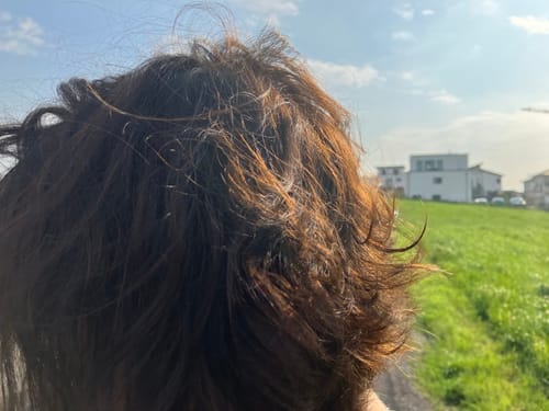 Customer photo review of Profi-Pflanzenhaarfarbe SET warmes Nougat-Braun "warm nougat brown"