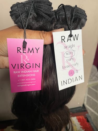 Customer photo review of Raw Indian Wavy Hair