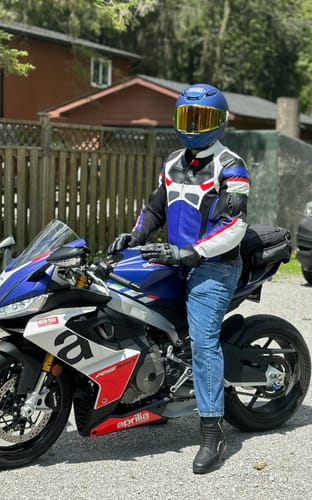 Customer photo review of A Custom Motorcycle Jacket (YOUR DESIGN)