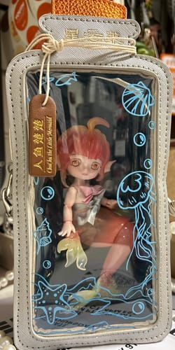 Customer photo review of Mermaid Chuchu Series Walk The Doll Bag