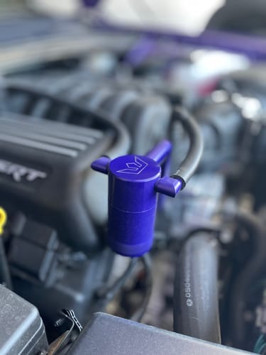 Customer photo review of Speedlogix Oil Catch Can 2005-2023 Challenger/Charger 392