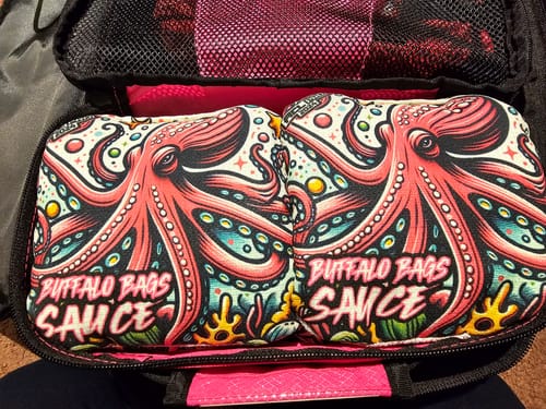 Customer photo review of Buffalo Bags - Sauce - Pink Octopus - 2024 ACL PRO