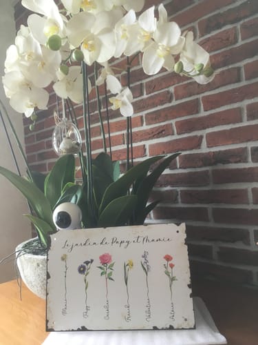 Customer photo review of Le jardin de mamie -Grands-parents - Pancarte de porte