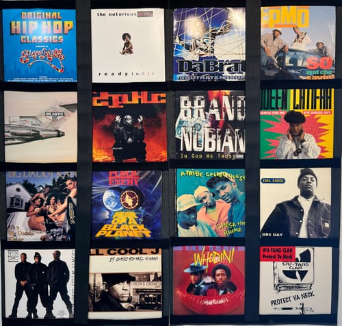 Customer photo review of 12" Vinyl Record Display Frame - LP Wall Storage