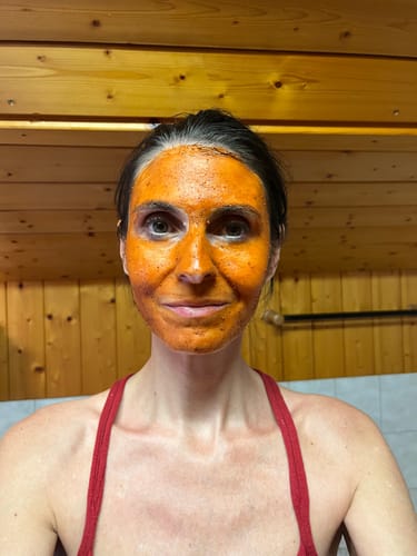 Customer photo review of Mask Duo - Tepezcohuite & Achiote