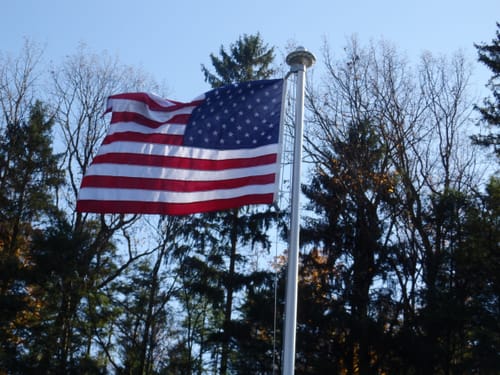 Customer photo review of 3.5 in. Nickel Plated Zinc Flag Snap with Vinyl Cover - Pair
