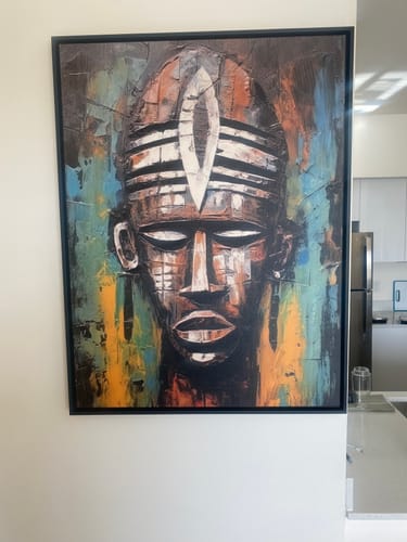 Customer photo review of Tribal Mask 18 - Sakeem Gibbs