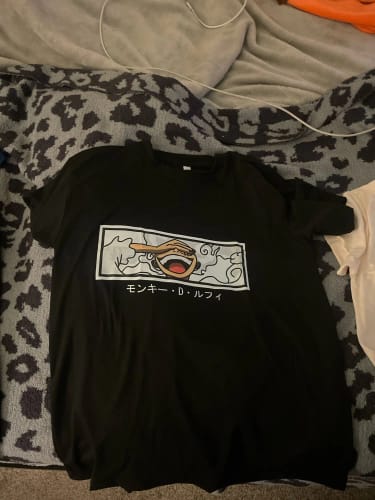 Customer photo review of Gear 5 LUFFY Oversized T-Shirt
