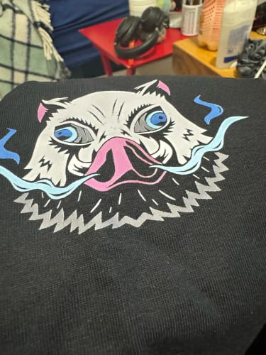 Customer photo review of Assorted Japanese Anime Kon Oversized T-shirt