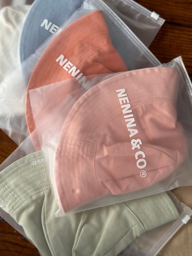 Customer photo review of Gorro para el sol Pink Nenina & Co 100 % Algodón