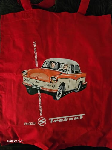 Customer photo review of BAUMWOLLTASCHE • VEB SACHSENRING ZWICKAU