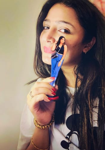 Customer photo review of Personalized Female Caricature | Perfect Gift for Loved Ones