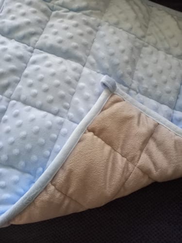 Customer photo review of Weighted Lap Blanket