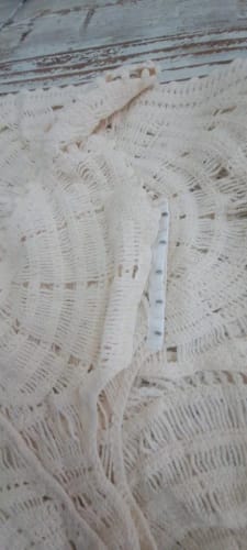 Customer photo review of Crochet Detail Maxi Dress